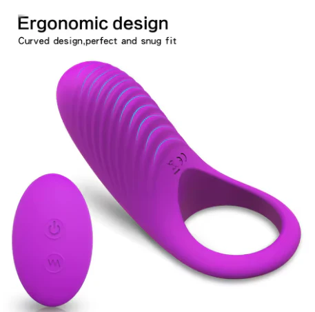 Waterproof Vibrating Rechargeable Ring Toy - Image 4