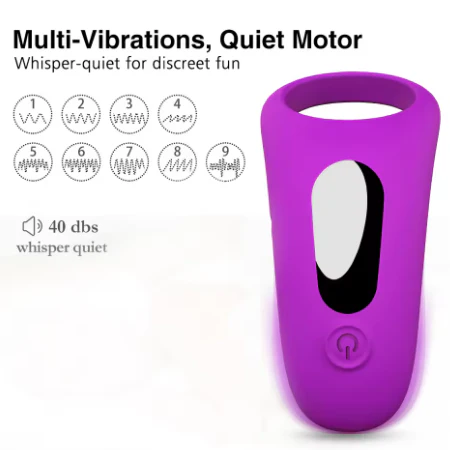Waterproof Vibrating Rechargeable Ring Toy - Image 6