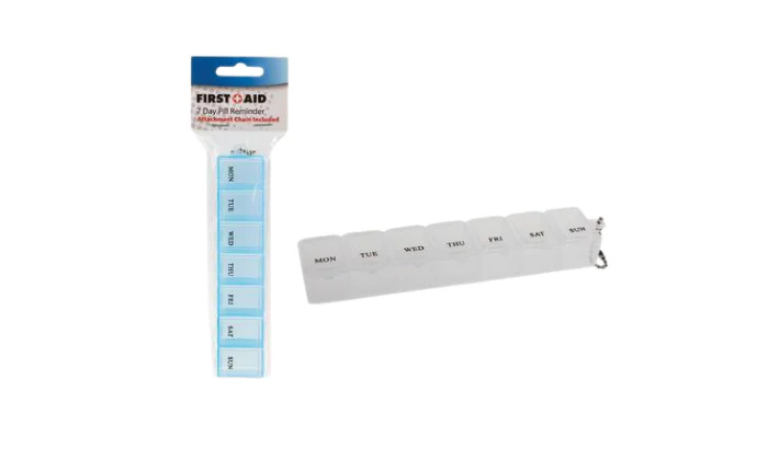 Weekly Pill Reminder Box – 7 Divisions