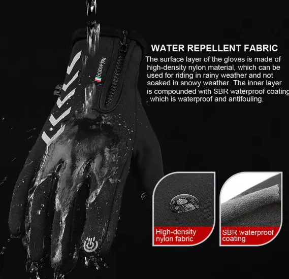 Touch Screen Fleece Winter Gloves - Image 10