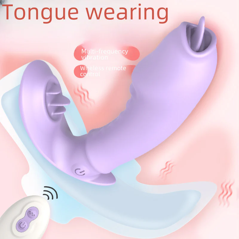 Dual-Action Wearable Vibrator – Tongue & G-Spot Stimulator - Image 4
