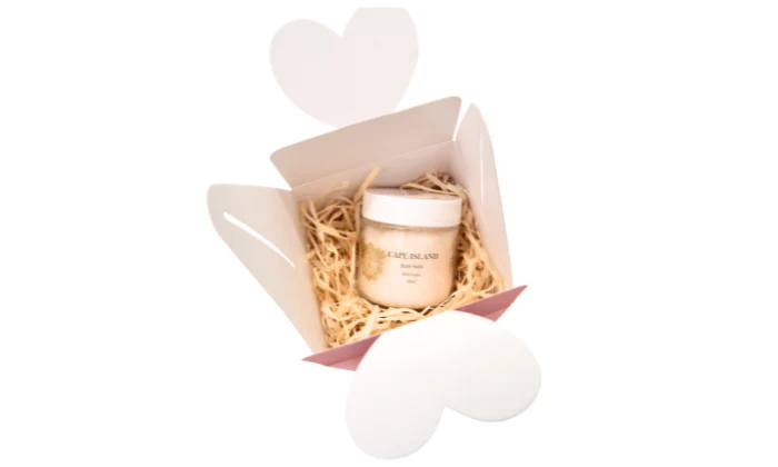 Cape Island With Love Bath Salts in a 100ml Jar
