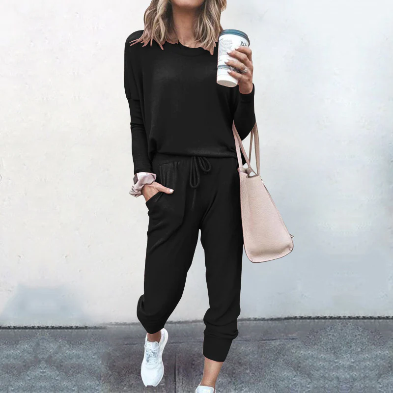 Women's Autumn And Winter Loose Long Sleeve Leisure Suit - Image 3