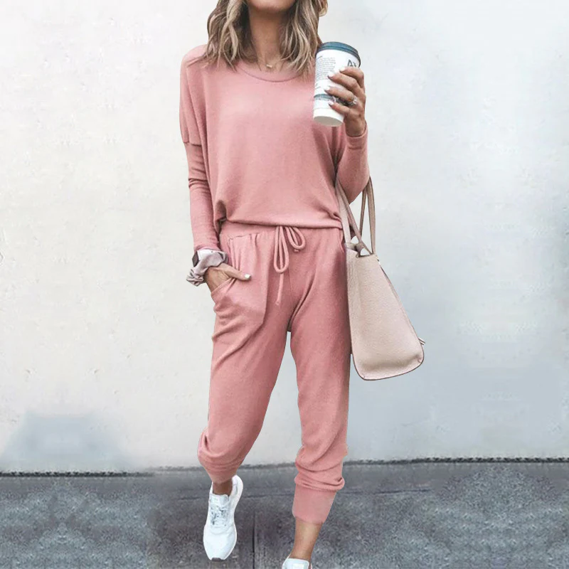 Women's Autumn And Winter Loose Long Sleeve Leisure Suit - Image 4