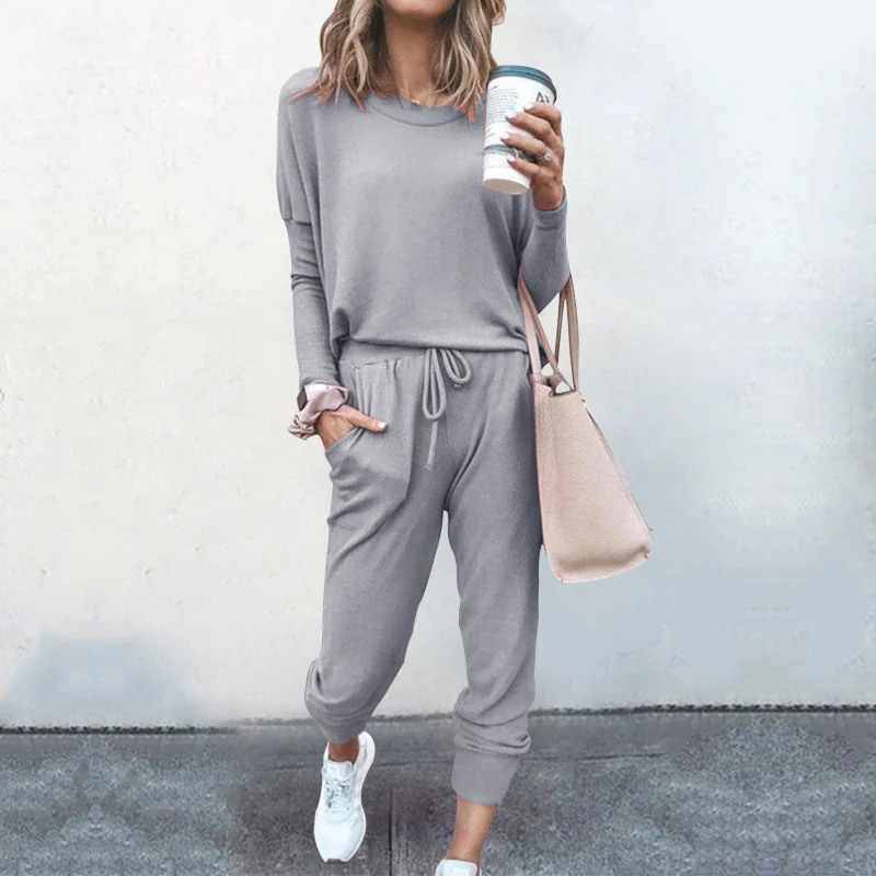 Women's Autumn And Winter Loose Long Sleeve Leisure Suit - Image 5