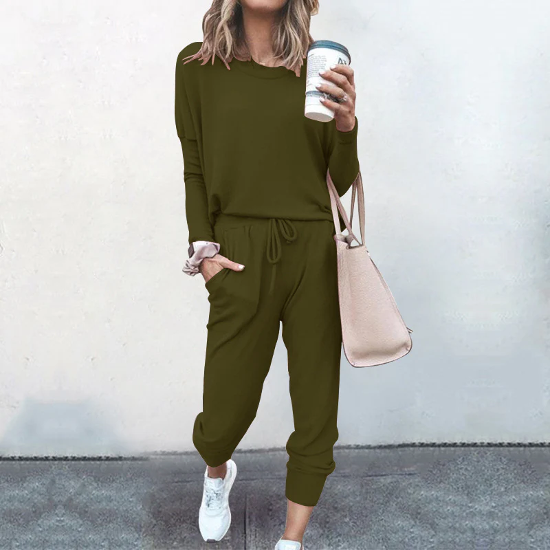 Women's Autumn And Winter Loose Long Sleeve Leisure Suit - Image 7