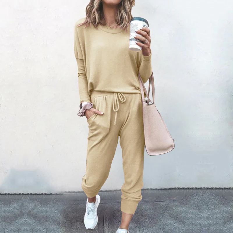 Women's Autumn And Winter Loose Long Sleeve Leisure Suit - Image 9