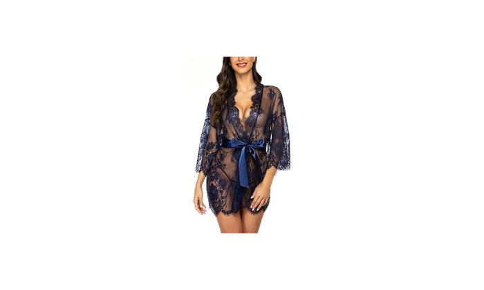 Gorgeous Lace Gown Nightwear - Image 2