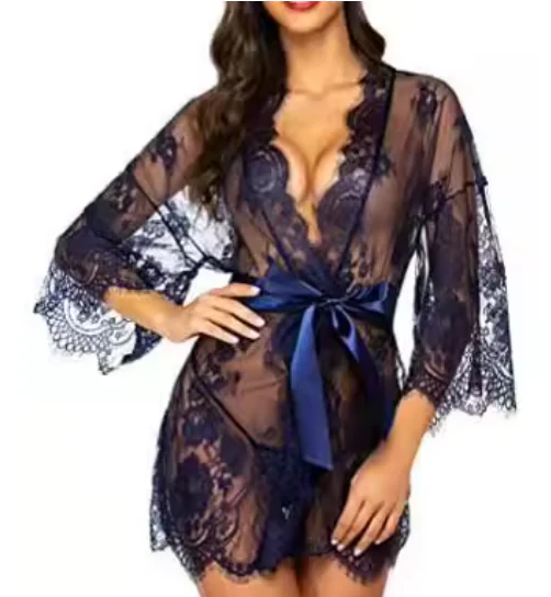Gorgeous Lace Gown Nightwear - Image 7