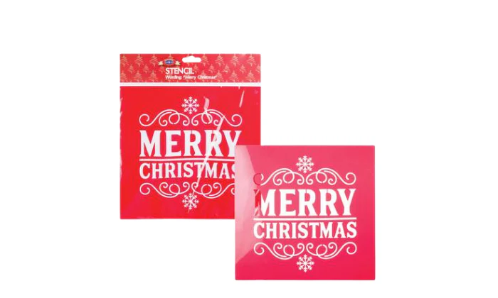 Christmas Stationery Stencil (24cm)