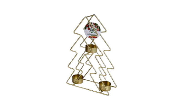 Christmas Table Décor Candle Holder – Tree (24cm)