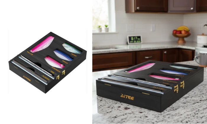 Ziplock Bag Organizer Box - Fine Living
